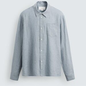 Zara Men’s Relaxed Fit Light Blue Shirt